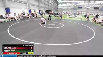 120 lbs Placement Matches (8 Team) - Ned Kauffman, Pennsylvania Blue vs Noah Kubala, Colorado