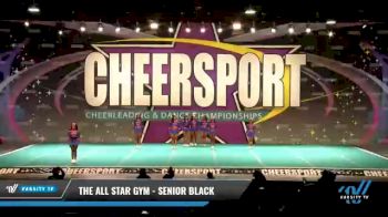 The All Star Gym - Senior Black [2021 L3 Senior - D2 - Small Day 2] 2021 CHEERSPORT National Cheerleading Championship
