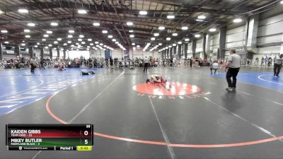 72 lbs Rd# 7- 10:45am Saturday Final Pool - Kaiden Gibbs, Team Ohio vs Mikey Butler, Maryland BLACK