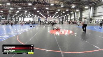 72 lbs Rd# 7- 10:45am Saturday Final Pool - Kaiden Gibbs, Team Ohio vs Mikey Butler, Maryland BLACK