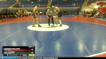 215 lbs Quarters & 1st Wb (16 Team) - LeFabian Williams, Chapel Hill vs Levi Garner, Harris County