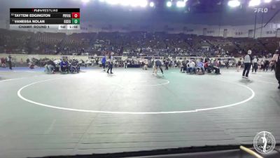 G6A-170 lbs Champ. Round 1 - Vanessa Nolan, Eisenhower-Girls vs Taytem Edgington, Pryor-Girls