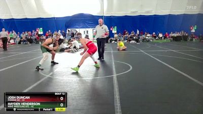 130 lbs Round 3 (8 Team) - Hayden Henderson, Noke Wrestling RTC vs Josh Duncan, Phoenix WC