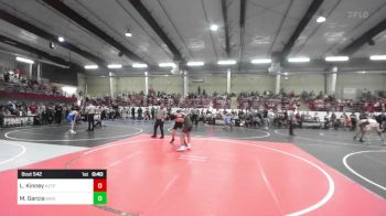 156 lbs Consi Of 8 #2 - Landyn Kinney, Aztec vs Mark Garcia, Badlands WC