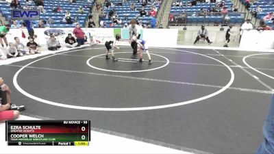 55 lbs Quarterfinal - Ezra Schulte, Greater Heights vs Cooper Welch, Team Haysville Wrestling Club