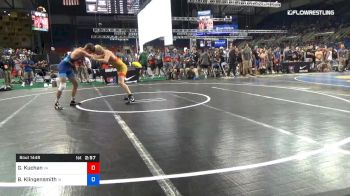 126 lbs Cons 32 #1 - Garrett Kuchan, Virginia vs Beau Klingensmith, Iowa