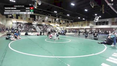 84 lbs Cons. Semi - Traton Nelms, MTC - MANTANONA TRAINING CENTE vs Teagan Vanbebber, MTC - MANTANONA TRAINING CENTE