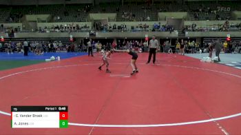 75 lbs Semifinal - Cael Vander Broek, Legends Of Gold vs Axl Jones, Legends Of Gold