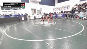 115 lbs Quarterfinal - Olivia Valenzuela, Esperanza vs Ellie Myer, Victor Valley