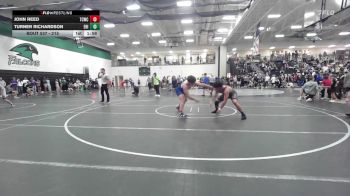 215 lbs Quarterfinal - Turner Richardson, El Reno Indians vs John Reed, Team Central Wrestling Club