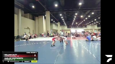 75 lbs 2nd Wrestleback (16 Team) - Gaelan Whitworth, Gladiator WA vs William Duty, Alabama Elite Gold