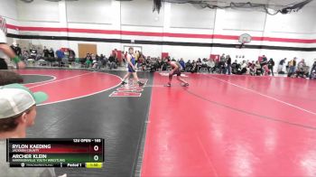 165 lbs Round 3 - Rylon Kaeding, Jackson County vs Archer Klein, Harrisonville Youth Wrestling