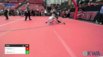 73 lbs Final - Kace Moore, Collinsville Cardinal Youth Wrestling vs Ty Burns, Morrison Takedown Club