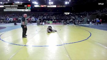 144 lbs Champ. Round 3 - Jordan Schield, Gonzaga Prep vs Madden Sandoval, Crook County