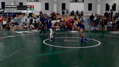 138 lbs 9th Place - Cayden Houde, Plymouth North vs Ruan Barbosa, Norwood