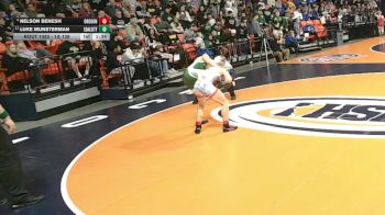 1A 138 lbs 5th Place Match - Nelson Benesh, Oregon vs Luke Munsterman, Coal City
