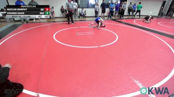 70 lbs Rr Rnd 2 - Waylon Murphy, Salina Wrestling Club vs Crower Davis, Hornet Wrestling Club