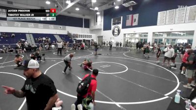 132 lbs 1st Place Match - Timothy Walker Jr, Poway Wrestling vs Jayden Preston, Live Training Wrestling