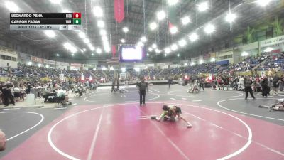 62 lbs Consi Of 8 #2 - Leonardo Pena, Ridge WC vs Carson Fagan, Valley Elite
