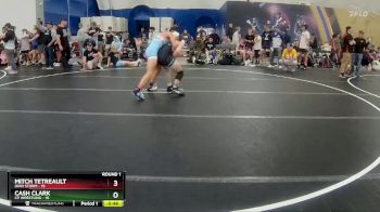 150 lbs Round 1 (8 Team) - Mitch Tetreault, Ohio Storm vs Cash Clark, CP Wrestling