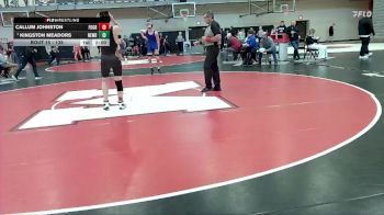 138 lbs Champ. Round 1 - Kingston Meadors, Newberg vs Callum Johnston, Forest Grove