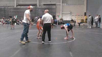 90 lbs Round 4 (6 Team) - Treyson Denning, Capital City WC vs Grace Winther, Scuffle Misfits