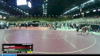 120 lbs Champ. Round 2 - Jesten Conty, Freedom vs Cole Gumlick, Lakeway Christian Academy