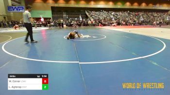 84 lbs Round Of 32 - William Coiner, Lowell vs Leonidas Agtarap, Central Catholic Wrestling Club