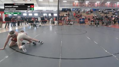 157 lbs Cons. Round 2 - Anthony Lavish, Shippensburg vs John Horton, Kutztown
