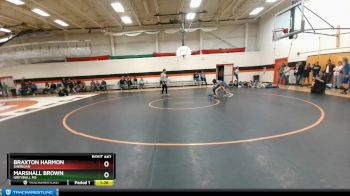 70 lbs Round 5 - Braxton Harmon, Sheridan vs Marshall Brown, Greybull MS