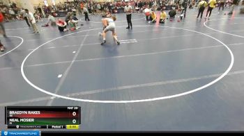 120 lbs Cons. Round 2 - Neal Mosier, IN vs Braedyn Rakes, NE