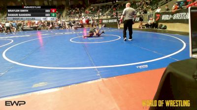 110 lbs Consi Of 16 #2 - Braylen Smith, Sherman Challengers vs Damari Sanders, Sherman Challengers