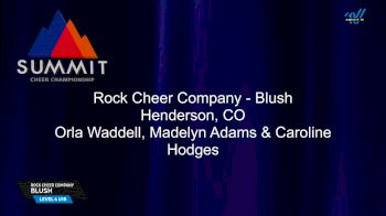 Rock Cheer Company - Blush [2025 L4 U16 Semis] 2025 The Summit