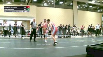 132 lbs Round Of 16 - Dionicio DePaolo, Stampede WC vs Lane Monroe, Millard WC