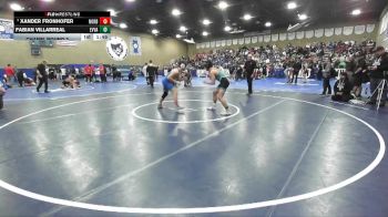 144 lbs Champ. Round 2 - Xander Fronhofer, Nordhoff vs Fabian Villarreal, Evergreen Valley