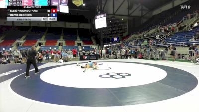 155 lbs Quarters - Ellie Higginbotham, MO vs Olivia Georges, NJ