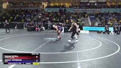 131 lbs Cons. Round 5 - Ragan Retell, Elmira College vs Emmily Patneaud, Iowa