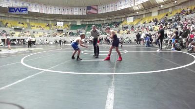 90 lbs Semifinal - Uriah Miller, Saints Wrestling Club vs Jude Schweizer, Conway Wrestling Club