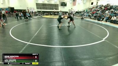 190 lbs Round 3 (10 Team) - Levi Wilson, Cheyenne East vs Gene Montoya, Rock Springs