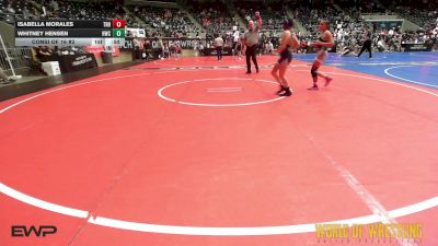 102 lbs Consi Of 16 #2 - Isabella Morales, Top Rank Hammers vs Whitney Hensen, Hudson Wrestling Club