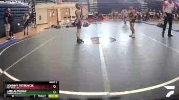 55 lbs Quarterfinals (8 Team) - Jair Almaraz, Takedown Elite vs Johnny Petrovcik, Mat Rats