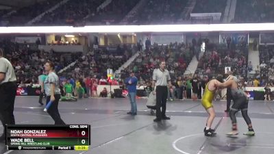 150 lbs Cons. Semi - Noah Gonzalez, South Central Punishers vs Wade Bell, Spring Hill Wrestling Club