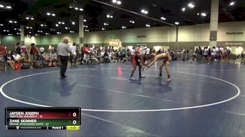 160 lbs Round 3 (10 Team) - Jayden Joseph, Wrestling University vs Zane Skinner, Indiana Smackdown White