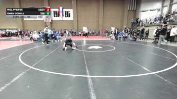 126 lbs Cons. Round 3 - Owen Dowell, Washburn Rural vs Will Pfeifer, Liberty