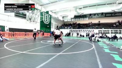 285 lbs Cons. Semi - Andrew DeLaTorre, Moreno Valley vs Jordan Gudiel, Bassett