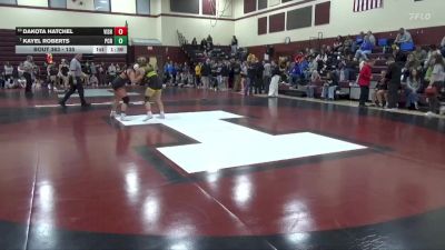 135 lbs Round 3 - Kayel Roberts, Prairie, Cedar Rapids vs Dakota Hatchel, Vinton-Shellsburg