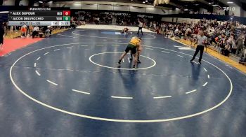 125 lbs Champ. Round 1 - Jacob Delvecchio, York (pa) vs Alex Dufour, McDaniel