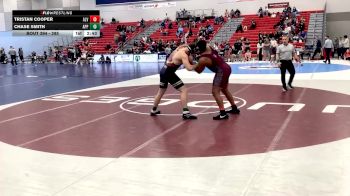 285 lbs 5th Place Match - Tristan Cooper, Alvernia University vs Chase Smith, Apprentice School