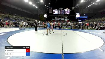 170 lbs Cons 32 #2 - Octavian Ashford, Virginia vs Xavier Smith, Indiana