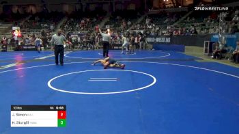 101 lbs Consolation - Joseph Simon, Bull Trained vs Hunter Sturgill, Tnwa